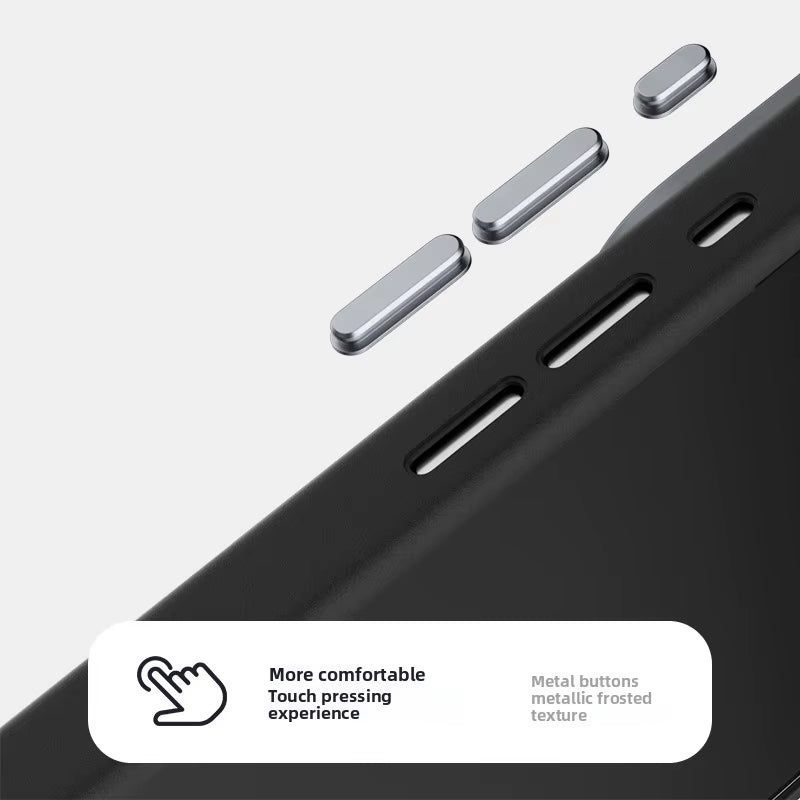 Ultra-Thin Carbon Fiber MagSafe Case – Alloy Lens Protection for iPhone 17 Pro / Pro Max