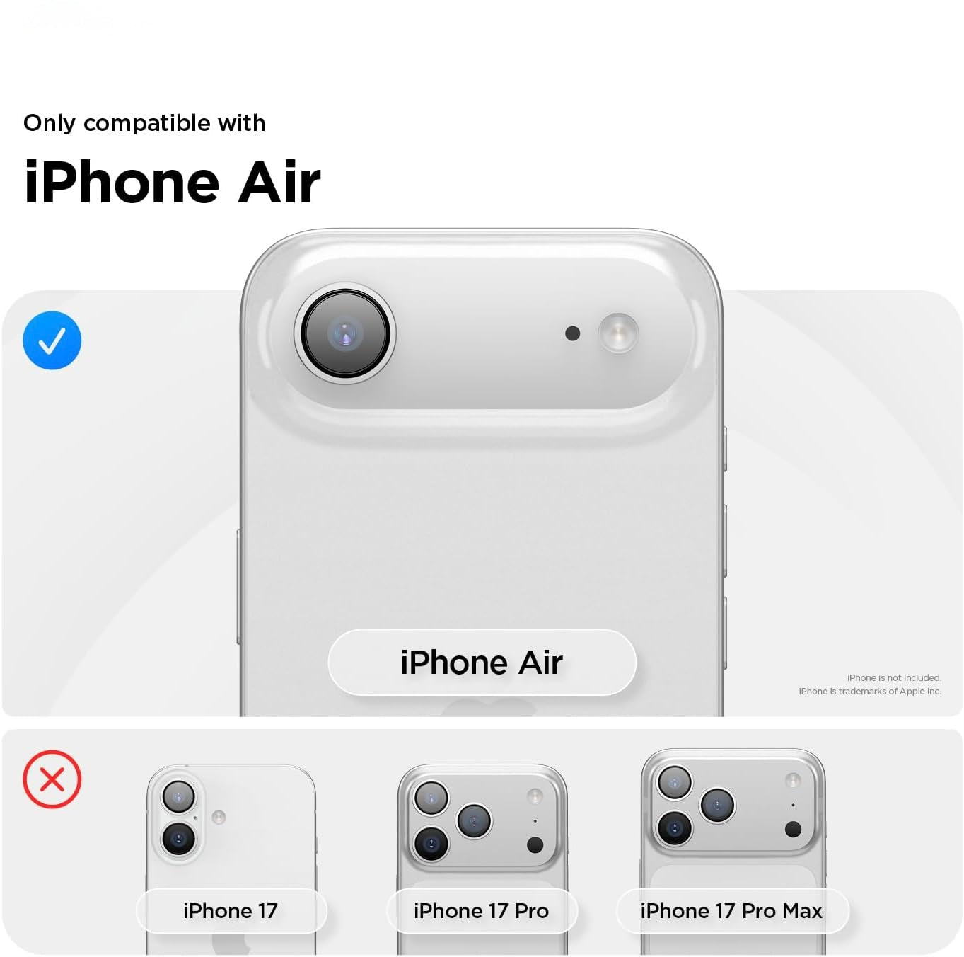 Slim MagSafe Silicone Cover for iPhone Air