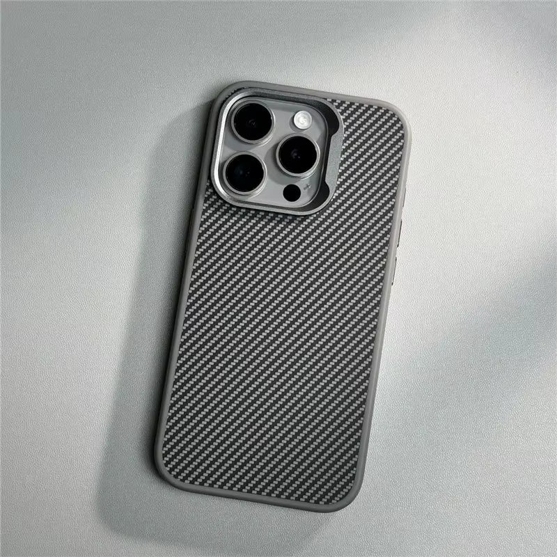 Luxury Carbon Fiber Magsafe Texture Case for iPhone 14 / 15 / 16 Pro & Pro Max