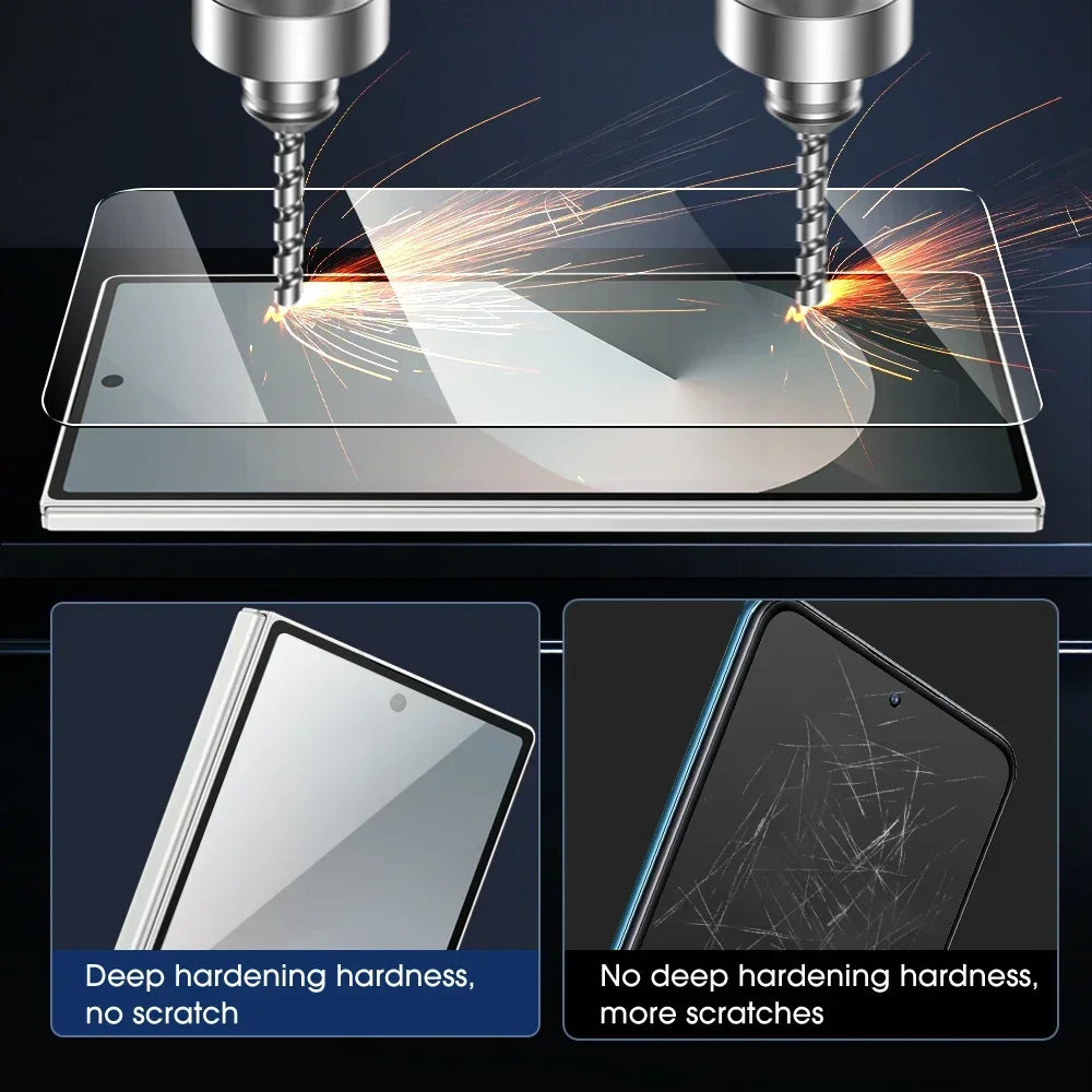 Z Fold 6 & 7 HD Tempered Glass – 2 Pcs