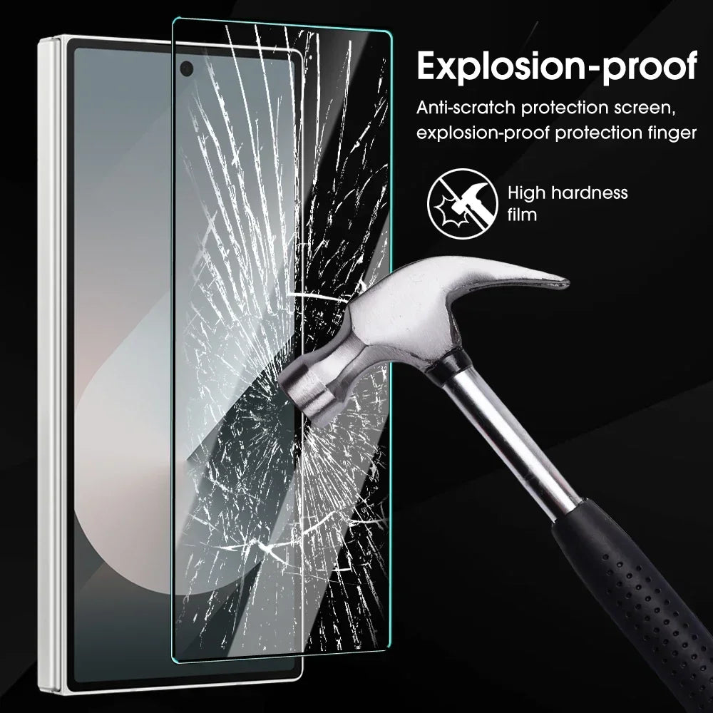 Z Fold 6 & 7 HD Tempered Glass – 2 Pcs