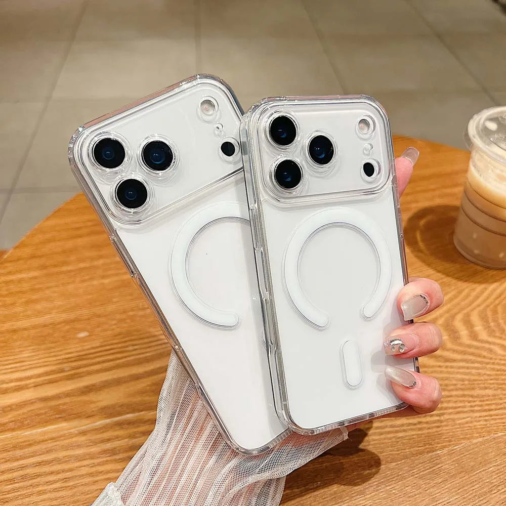 MagSafe Transparent Shockproof Case – iPhone 17 Series