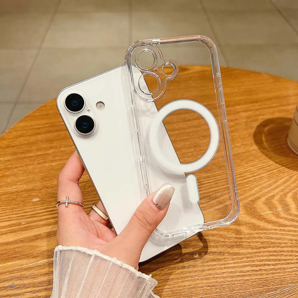 MagSafe Transparent Shockproof Case – iPhone 17 Series