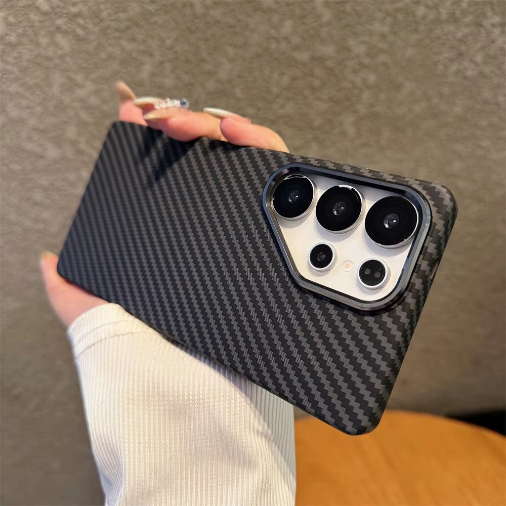 MagSafe Carbon Fiber Case for Samsung S24 / S25 / Plus / Ultra