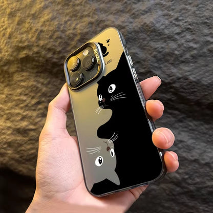 Cute Cat Case for iPhone 14 / 15 / 16 Pro & Pro Max