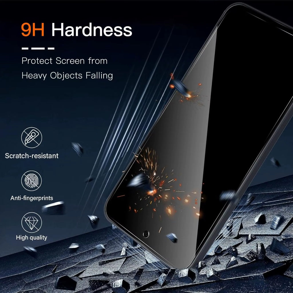 Privacy Tempered Glass Screen Protector 3 Pcs for iPhone 14–17 Pro & Pro Max / Air