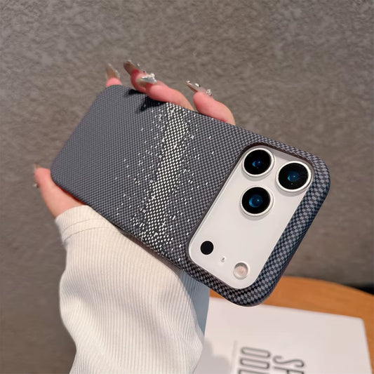 Carbon Fiber Textured Case for iPhone 17 Pro & Pro Max
