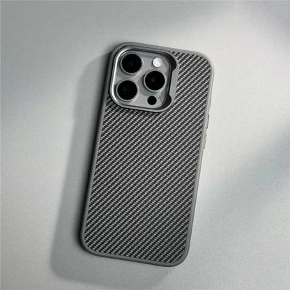 Luxury Carbon Fiber Magsafe Texture Case for iPhone 14 / 15 / 16 Pro & Pro Max