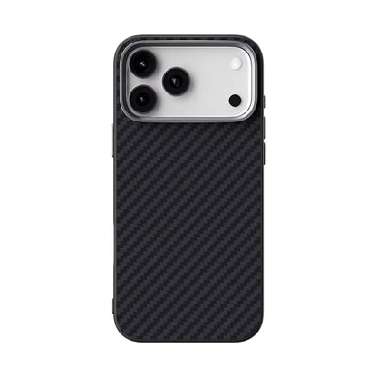 Ultra-Thin Carbon Fiber MagSafe Case – Alloy Lens Protection for iPhone 17 Pro / Pro Max
