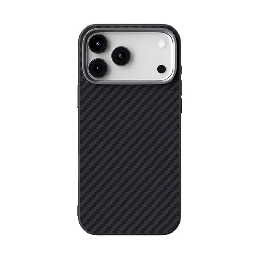 Ultra-Thin Carbon Fiber MagSafe Case – Alloy Lens Protection for iPhone 17 Pro / Pro Max