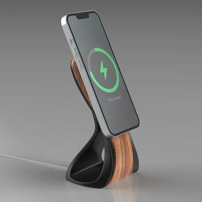 Wooden MagSafe iPhone Stand