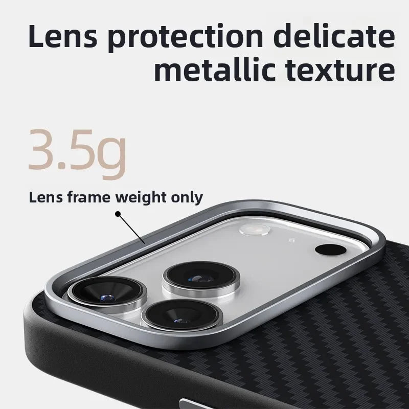 Premium Carbon Fiber MagSafe Case for iPhone 17 Pro Max 17 Pro