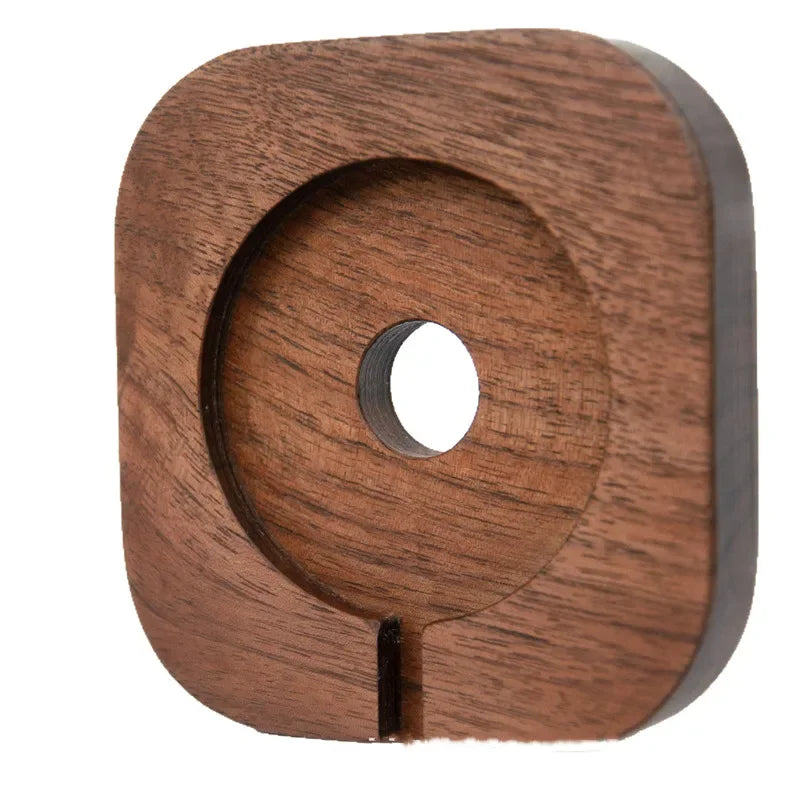 Walnut Wood MagSafe Phone Charger Stand Holder Fast Wireless Charging Dock