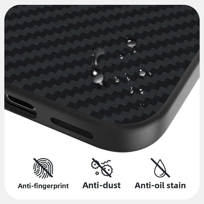 Premium Carbon Fiber MagSafe Case for iPhone 17 Pro Max 17 Pro