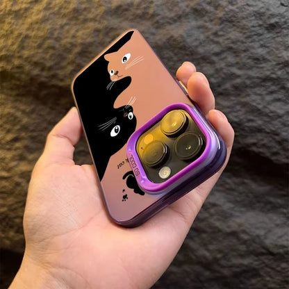 Cute Cat Case for iPhone 14 / 15 / 16 Pro & Pro Max