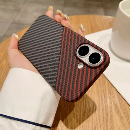 Luxury Carbon Fibre Kevlar MagSafe Case for iPhone 17 Magnetic Slim Cover